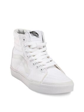 Vans Unisex Sk8-Hi True White Lace Up High Top Shoes - new